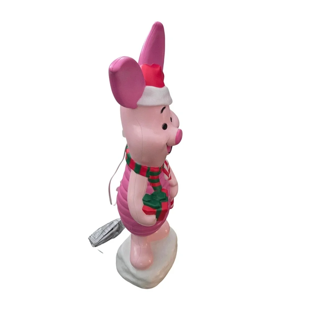 Disney Tigger Piglet Christmas Blow Mold Set 2 ft. Plastic Holiday Decor Gemmy